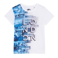 Debenhams  bluezoo - Boys blue London t-shirt