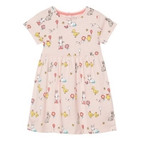 Debenhams  bluezoo - Girls pink bunny print dress