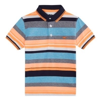 Debenhams  bluezoo - Boys multicoloured striped polo shirt