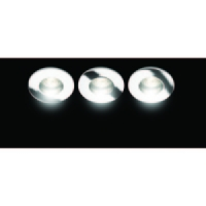 Saden Fixed Downlight Chrome Pk3 &pound;17.99