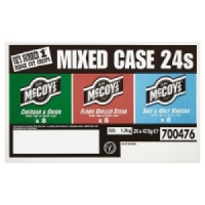 The Real McCoys Mixed Case Crisps 24x47.5kg £12.59