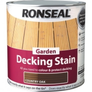 Ronseal Decking Stain Country Oak 2.5L &pound;15.59