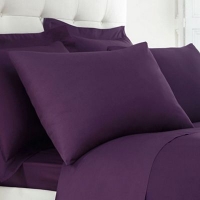 Debenhams  Home Collection - Purple Egyptian cotton 200 thread count pi
