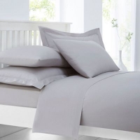 Debenhams  Home Collection - Silver cotton rich percale flat sheet