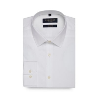 Debenhams  Osborne - White textured slim fit shirt