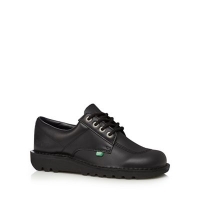 Debenhams  Kickers - Black leather lace up shoes
