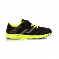 InterSport Pro Touch Kids Oz Pro IV Velcro/Lace Black Running Shoe