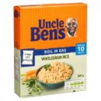 Asda Uncle Bens Boil In The Bag Brown Wholegrain Rice