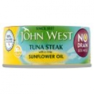No Drain Tuna Steak with a Little Sunflower Oil £1.25