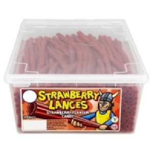 Makro Crazy Candy Factory Crazy Candy Factory Strawberry Lances Tub of 200